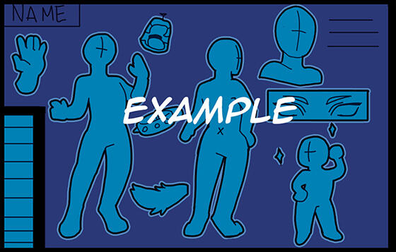 Simple ref sheet example